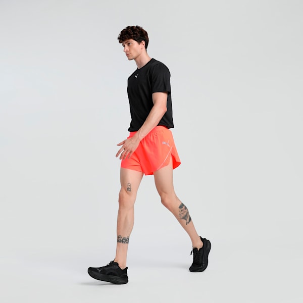 RACEDAY ULTRAWEAVE Men's Split 3" Running Shorts, Glowing Red, extralarge-IND